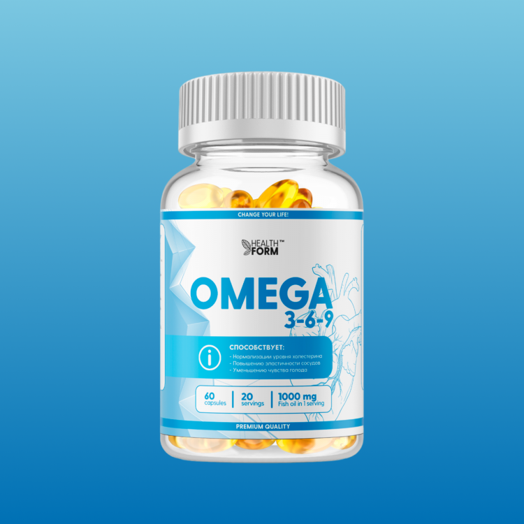 Health Form Omega 3-6-9 60 кап